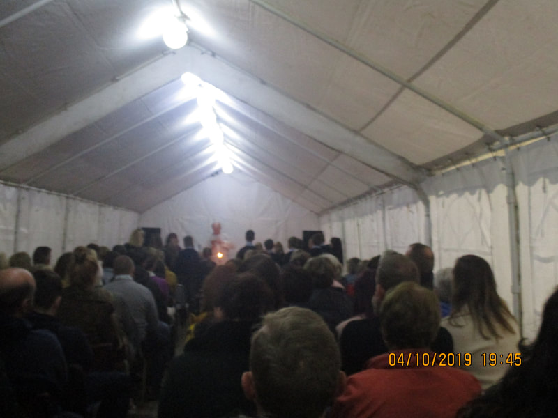 Mass in the marquee for our 50th anniversary